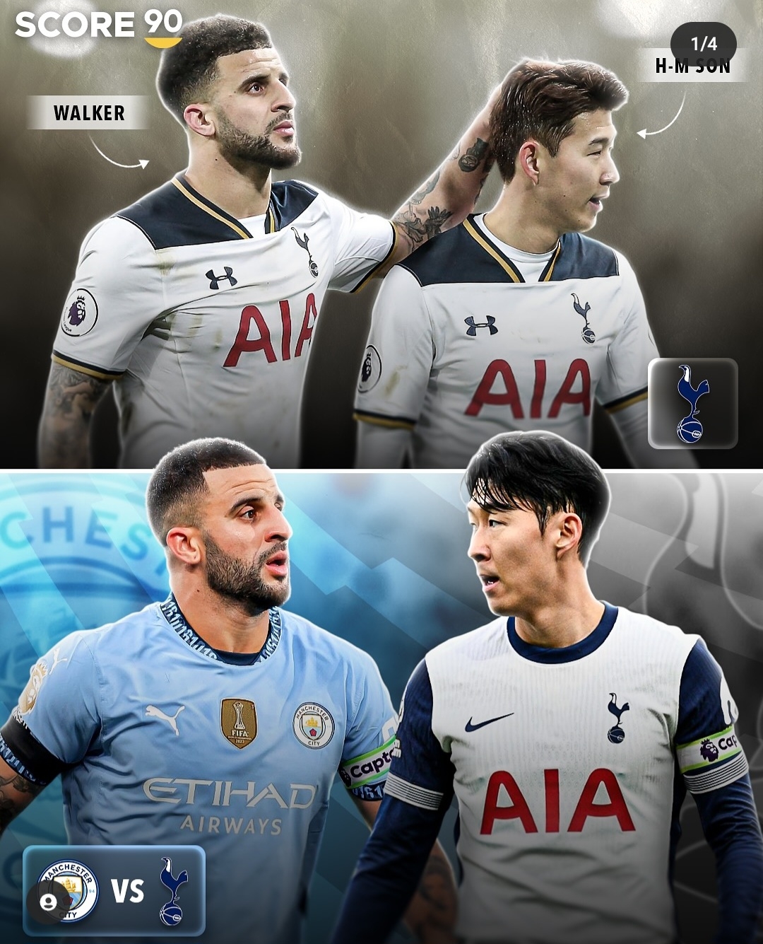 曼城客场大胜热刺取得五连胜